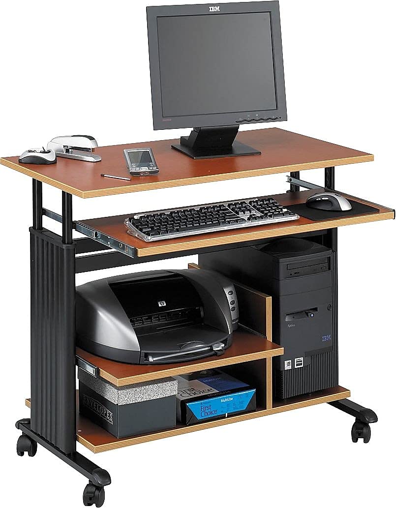 Amazon.com: Safco Adjustable Height Mini-Tower Workstation, Modern